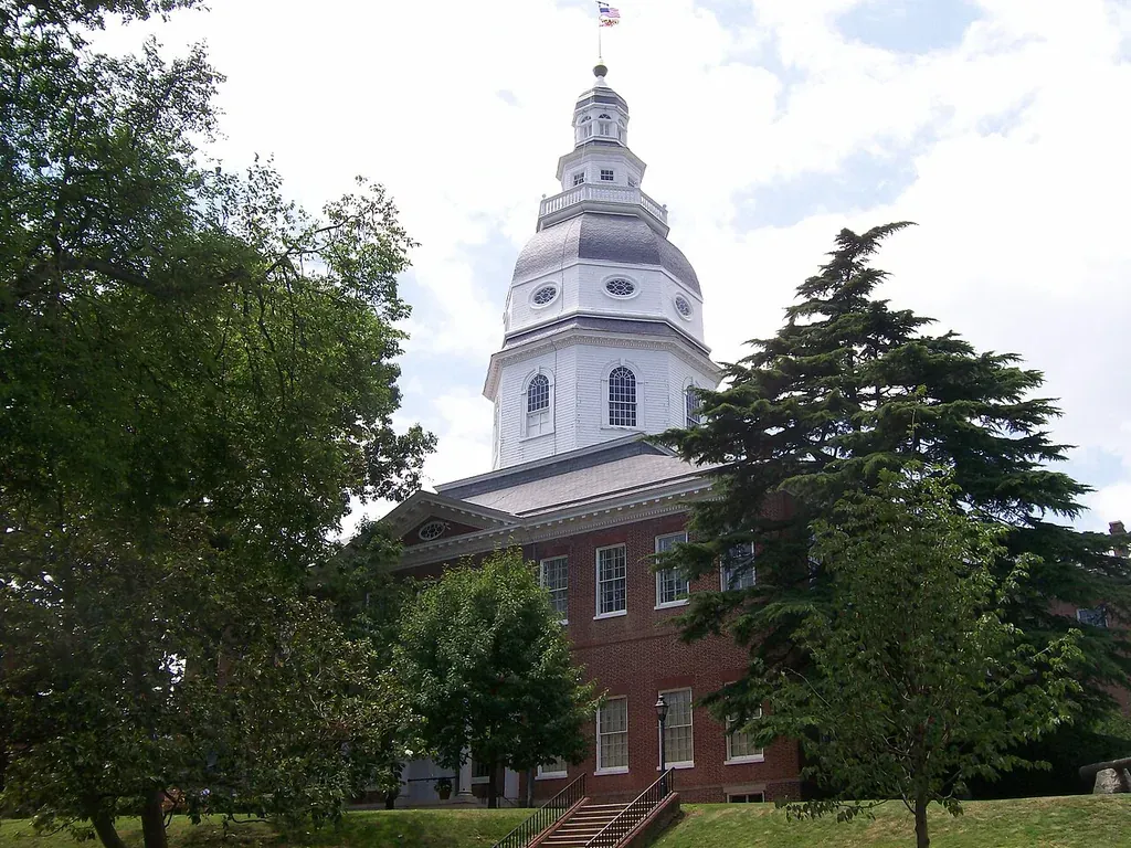 The Maryland State House in Annapolis