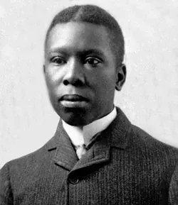 Portrait of the poet Paul Laurence Dunbar, about 1890